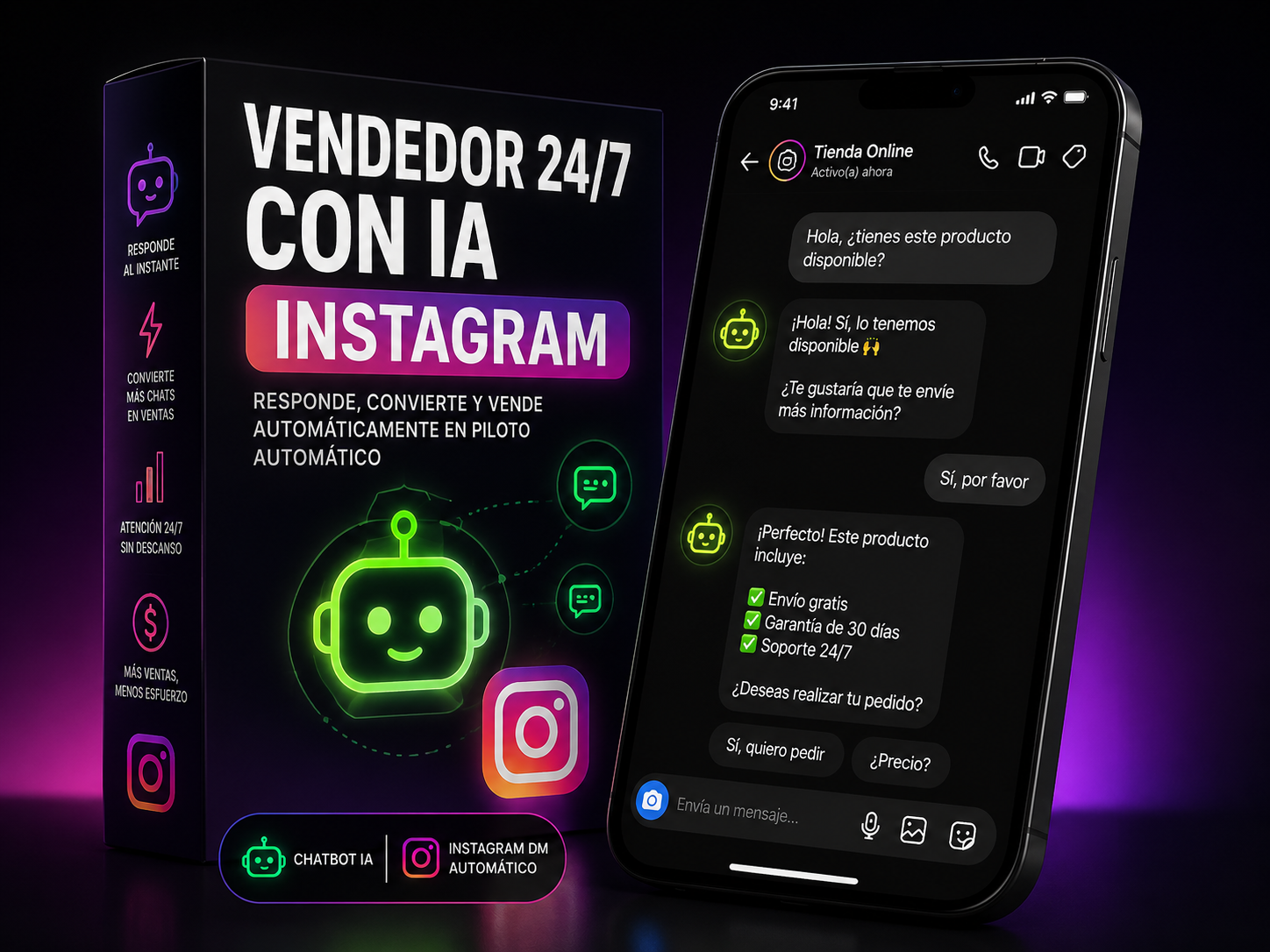 Guía Vendedor IA para Instagram — Pack Completo